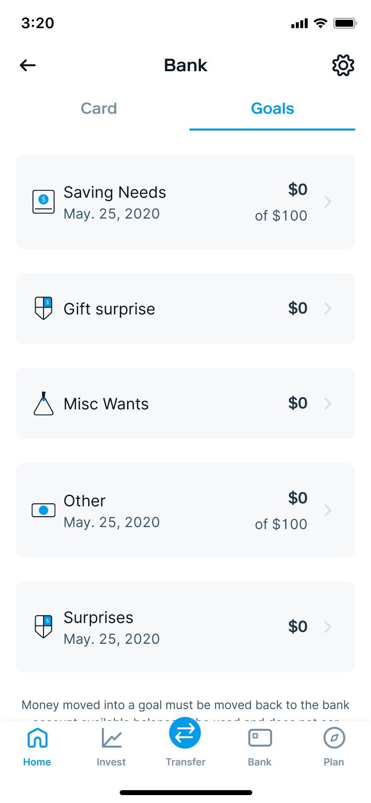 A wide user flow diagram consisting of eight dark mode smartphone interface mock-ups aligned horizontally. Bright pink lines and dots trace a complex multi-step mobile application navigation route, guiding the viewer step-by-step through checking account balances, initiating a transfer, selecting a source, verifying details, and viewing an update prompt.